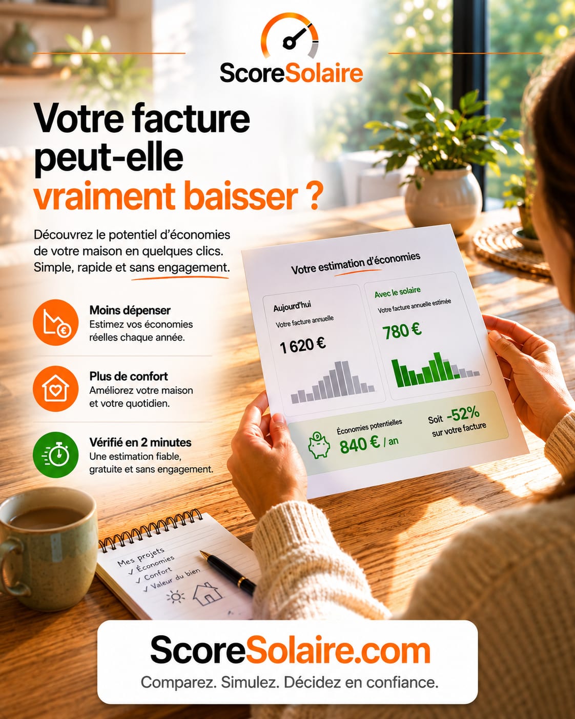Vérifier si des panneaux solaires peuvent réellement faire baisser sa facture d’électricité